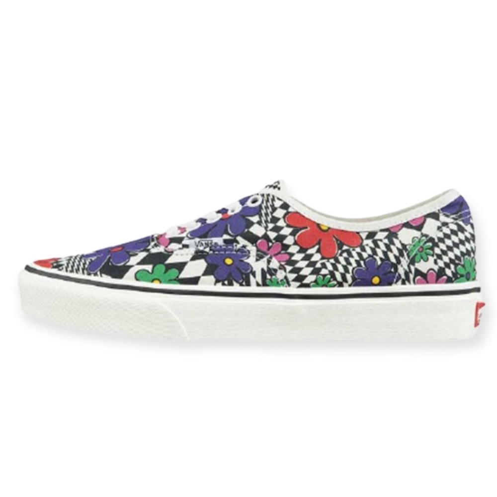 VANS | Authentic Printed Floral Check/Marshmallow
